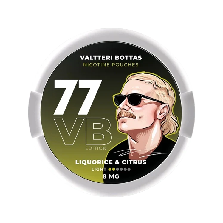 77 Valtteri Bottas Edition Liquorice Citrus Light 5.2mg (5-Pack)