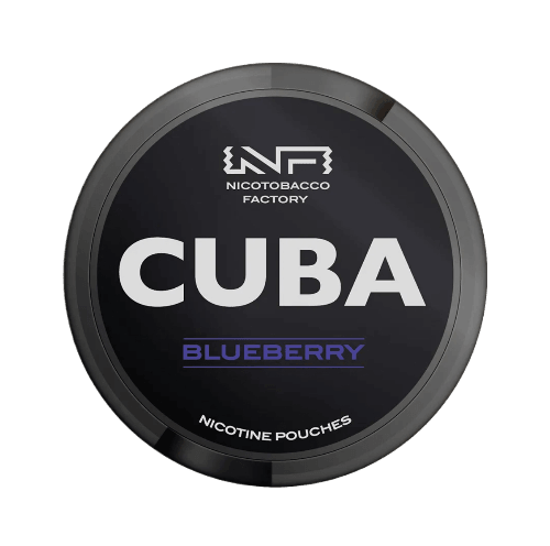 Cuba Black Blueberry Nicotine pouches snus asia philippines fruit