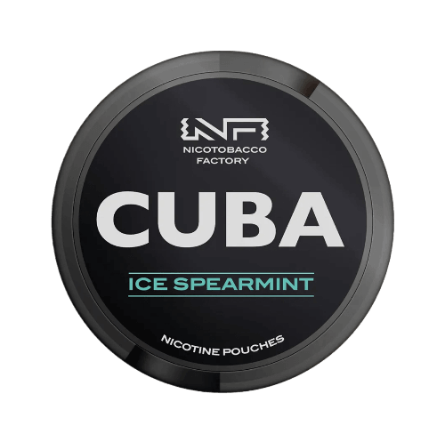 Cuba Black Ice Spearmint Nicotine pouches snus asia philippines fruit