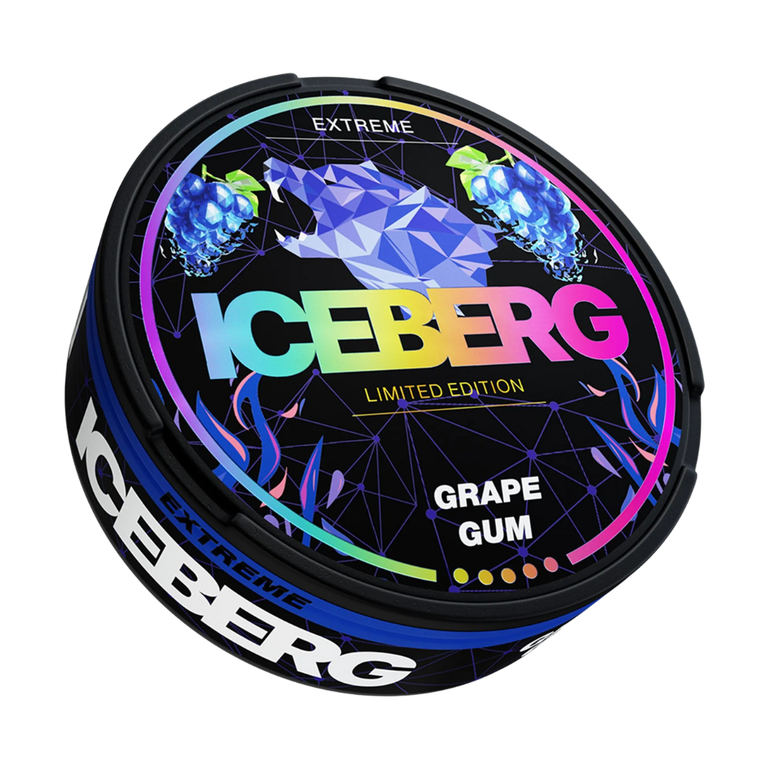 ICEBERG Grape Gum 30mg (5 Pack)