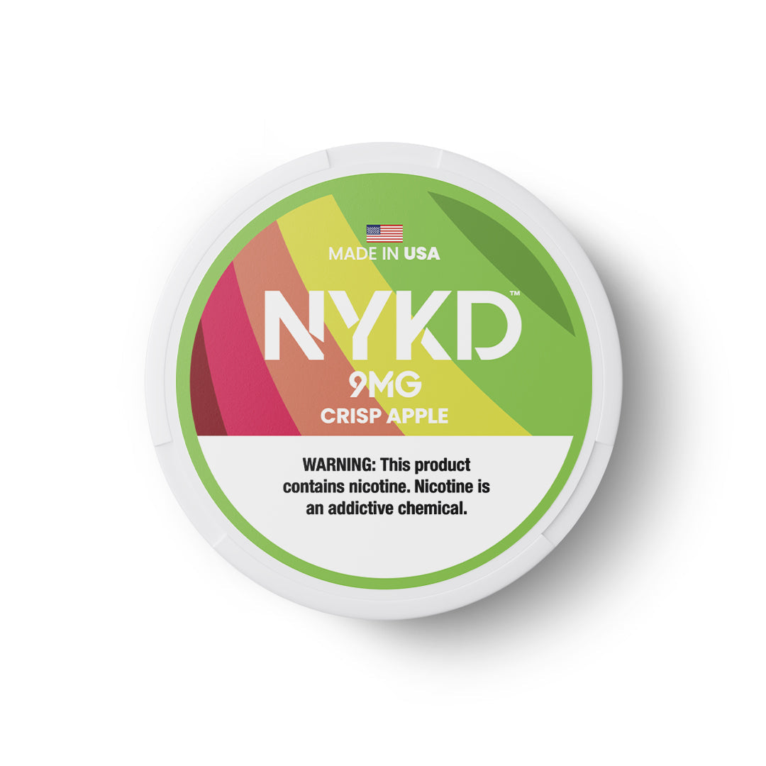 NYKD Nicotine Pouches - Crisp Apple (5-Pack)
