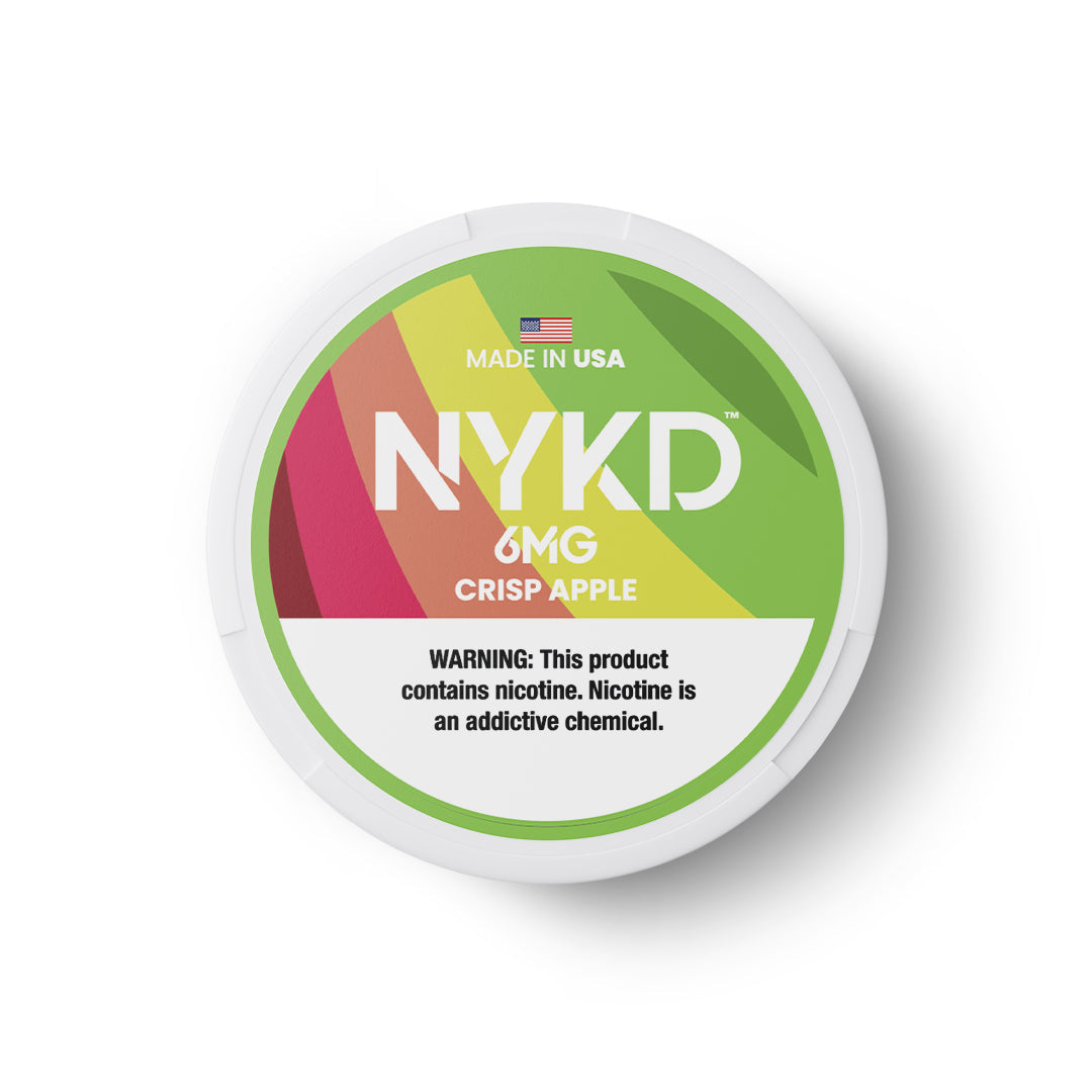 NYKD Nicotine Pouches - Crisp Apple (5-Pack)