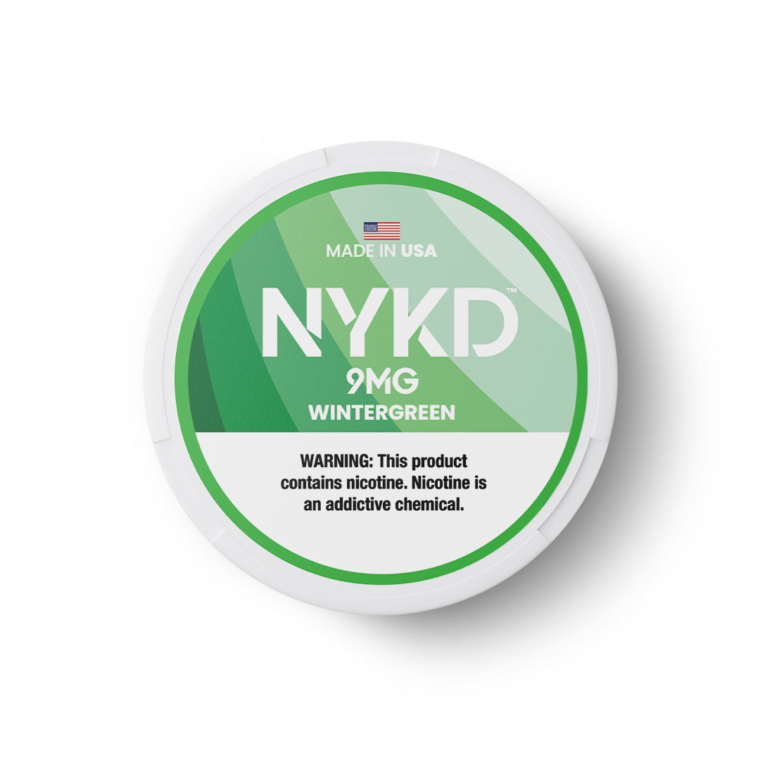 NYKD Nicotine Pouches - Wintergreen (5-Pack)