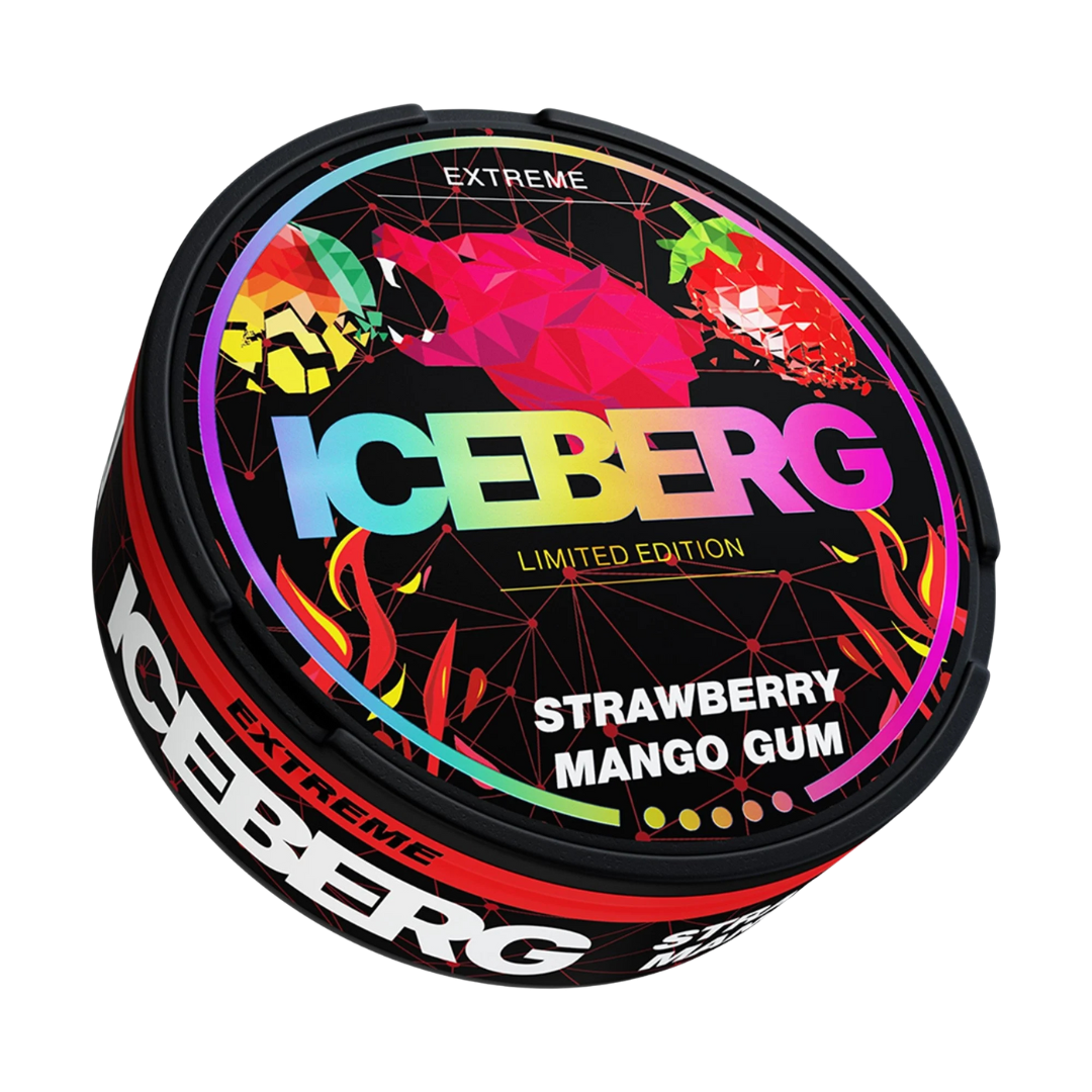 ICEBERG Strawberry Mango Gum 30mg (5 Pack)
