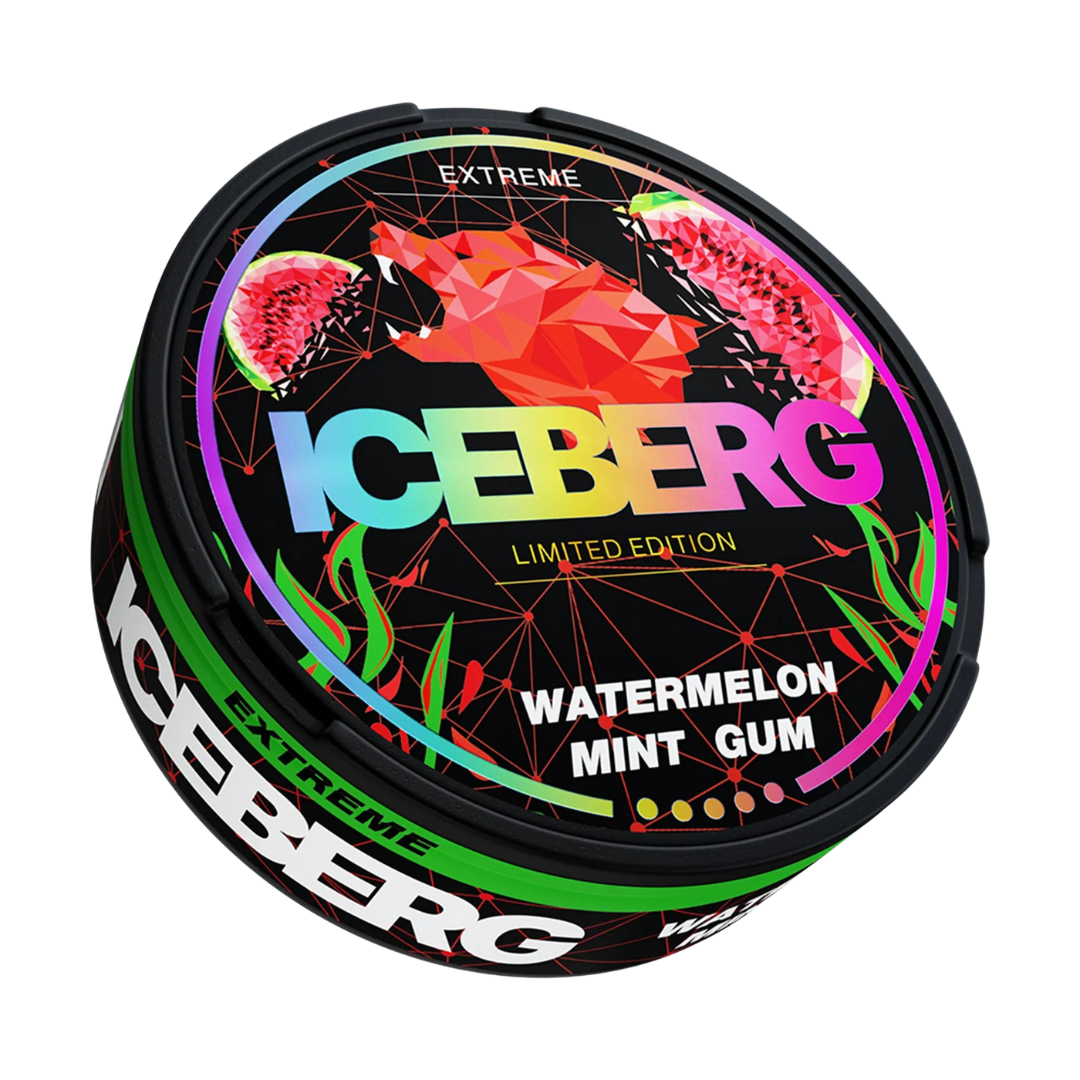 ICEBERG Watermelon Mint Gum 30mg (5 Pack)