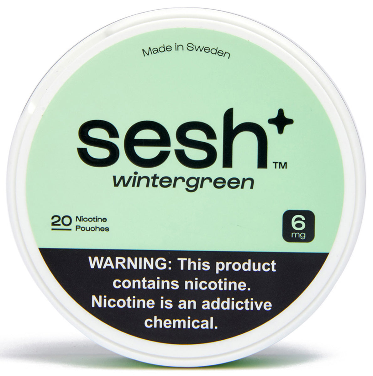 Sesh+ Wintergreen 6mg (5-Pack)