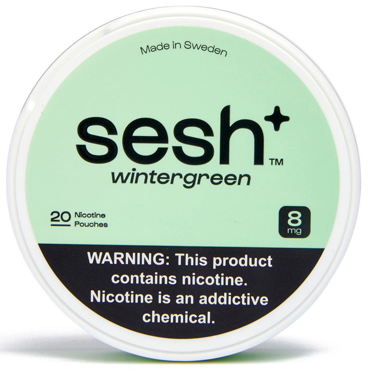 Sesh+ Wintergreen 8mg (5-Pack)