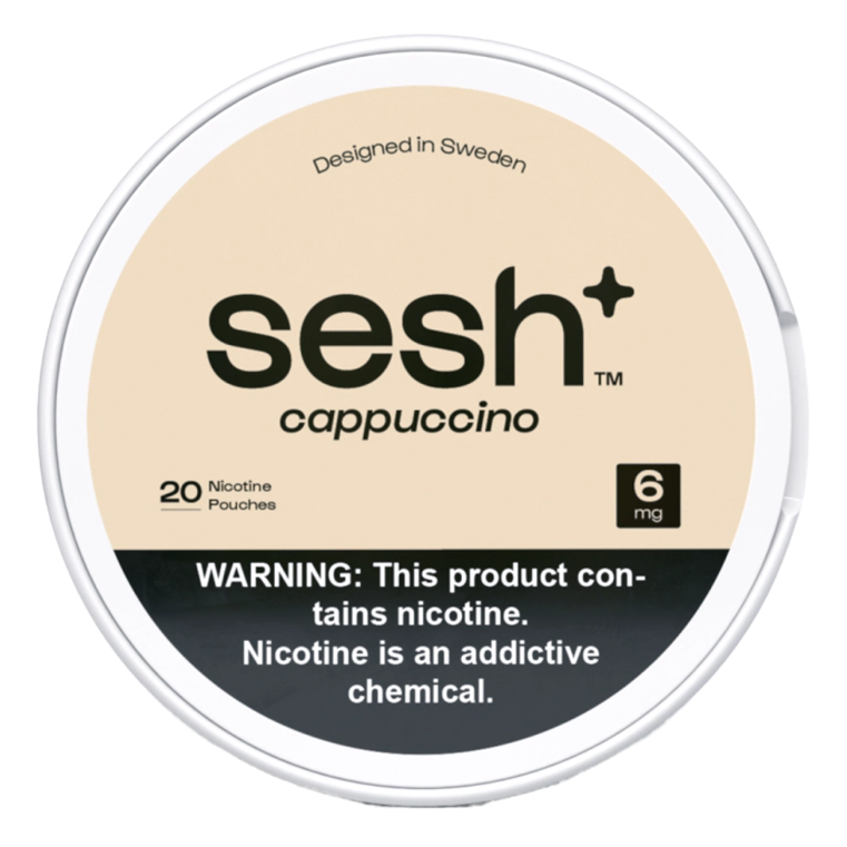 Sesh+ Cappuccino 6mg (5-Pack)