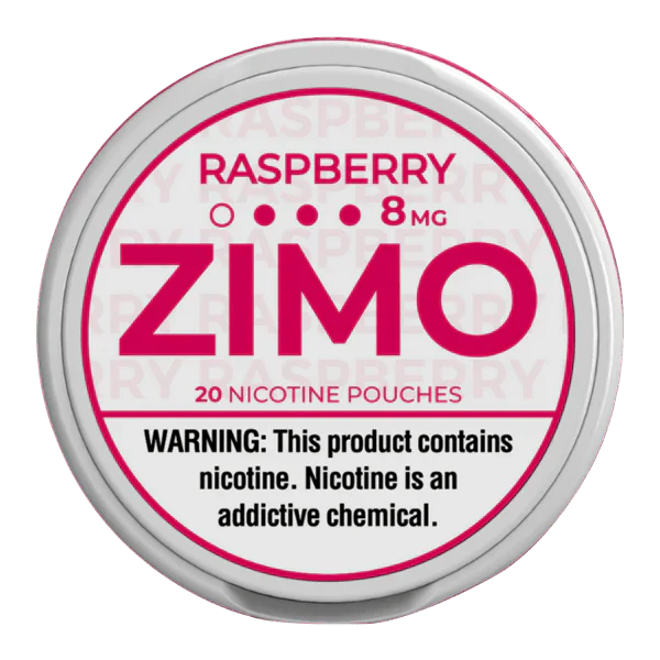 ZIMO Raspberry 8mg Nicotine Pouches